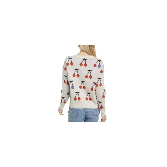 Madewell Woman’s  Cherry Print Pullover Sweater SZ S - Picture 7 of 7